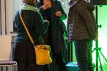 Drei Teilnehmerinnen im Gespräch