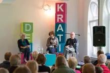 Ulrike Herrmann, Anne Ulrich und Willfried Maier im Gespräch
